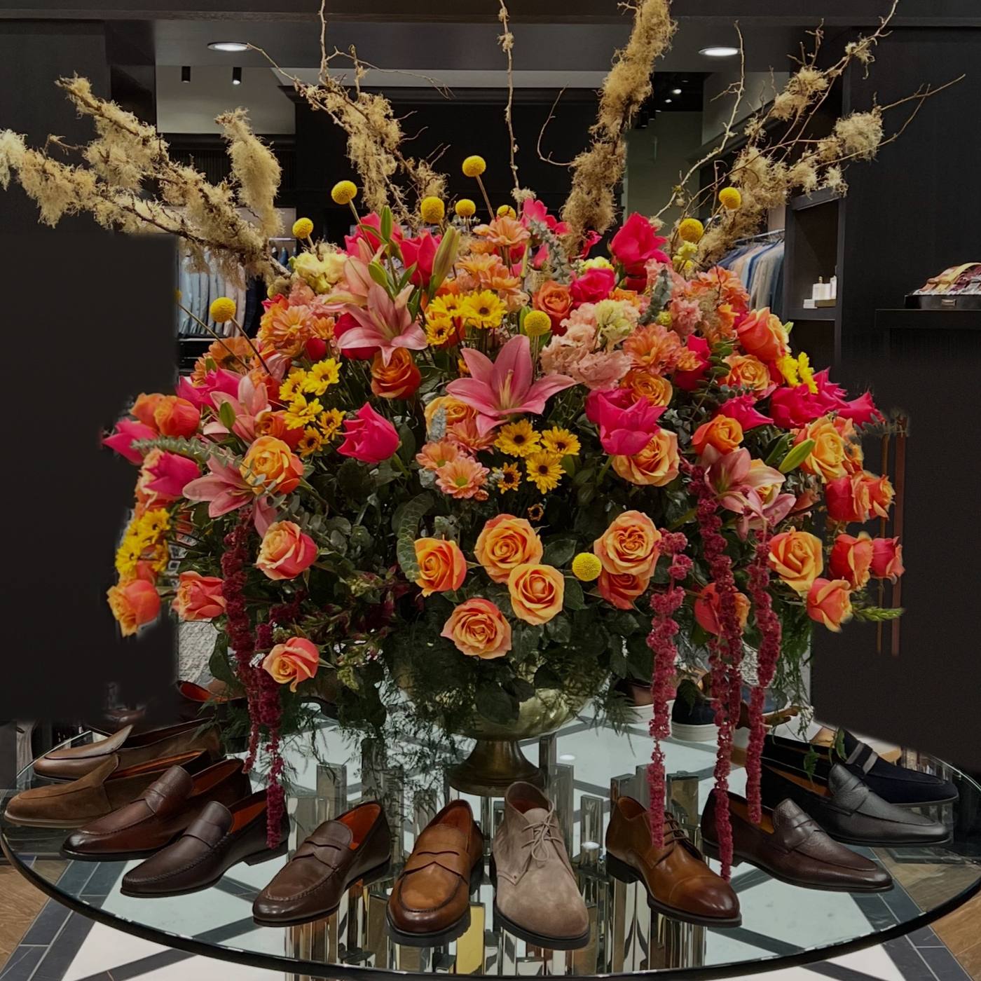 A lush weekly arrangement by Arbor & Vines